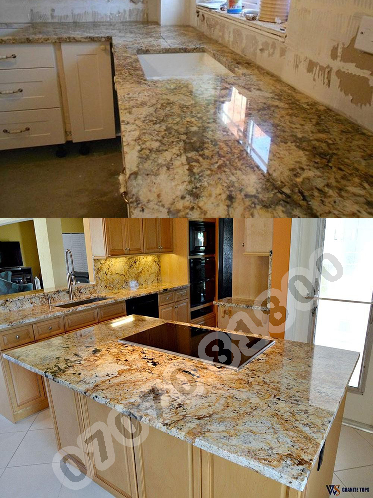 Đá Granite Vàng Brazil Solarius - Ảnh 3