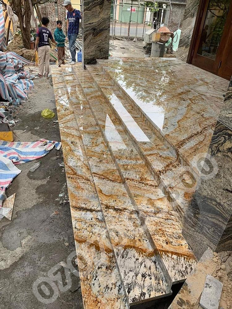 Đá Granite Vàng Brazil Solarius - Ảnh 17